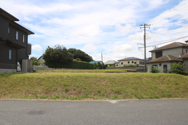 袖ケ浦市 代宿 高台の角地