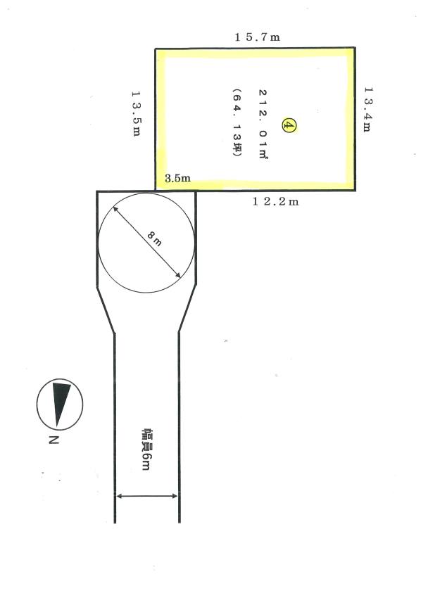 NO.4区画 64.1坪
1000万円